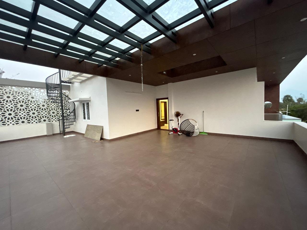 Residential Villa — pergola entrance porch